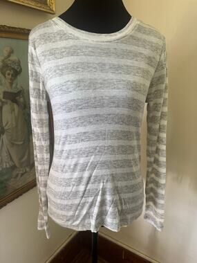 NWT Sanctuary Premium Creation Luxe Lyocell Wool Stripe Knit Top S